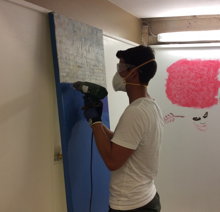 Wealdstone striker is training as a Decorator