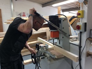 Omar has travelled all the way from the French Alps to start his New Career in construction.