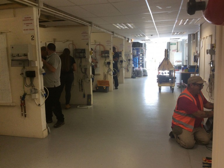 Retail Manager trains as an Electrician