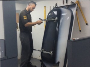 One student getting some Plumbing Skills at Able Skills!