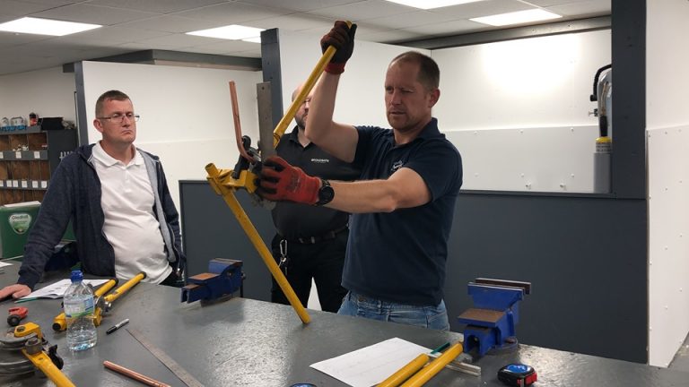 Plumbing Demonstration: Full Pass Over Bend
