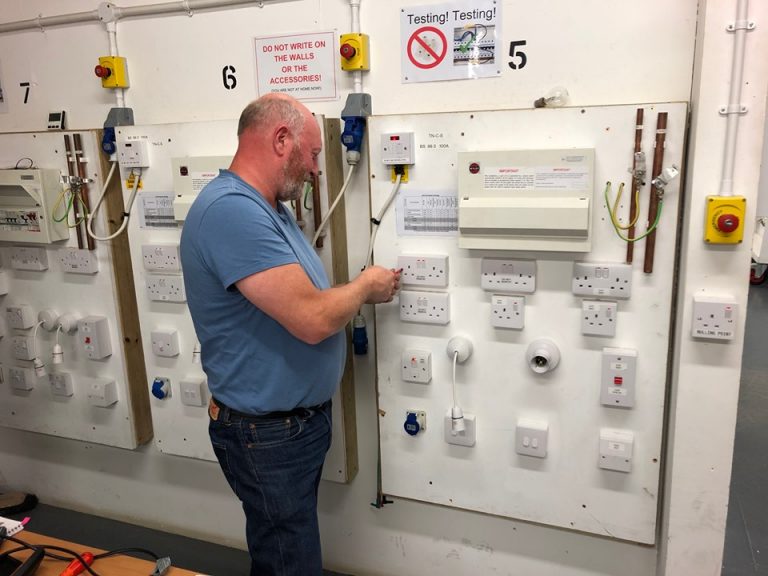 Progressing through Electrician courses!