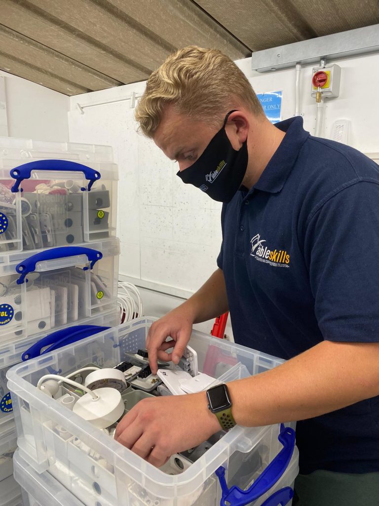 Keeping a social distance on our Electrician courses!