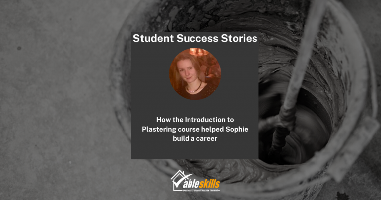 Student Success Stories: Introduction to Plastering with Sophie Morris