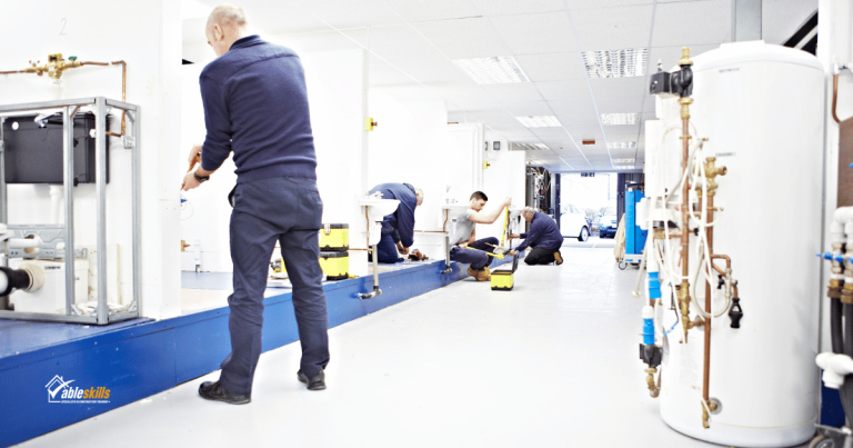 Different kinds of further training for plumbers