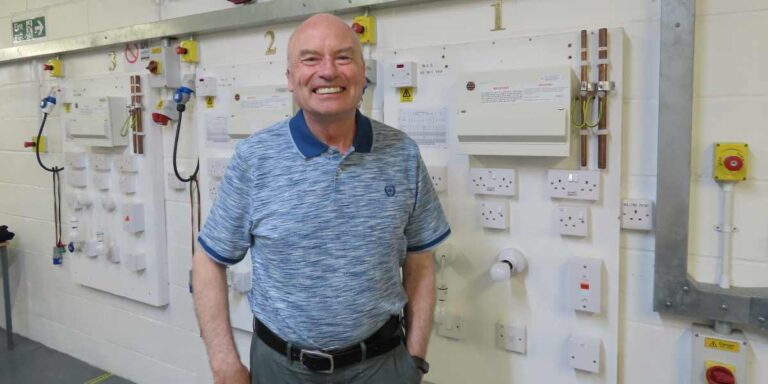 Student story: Electrician training with Charles